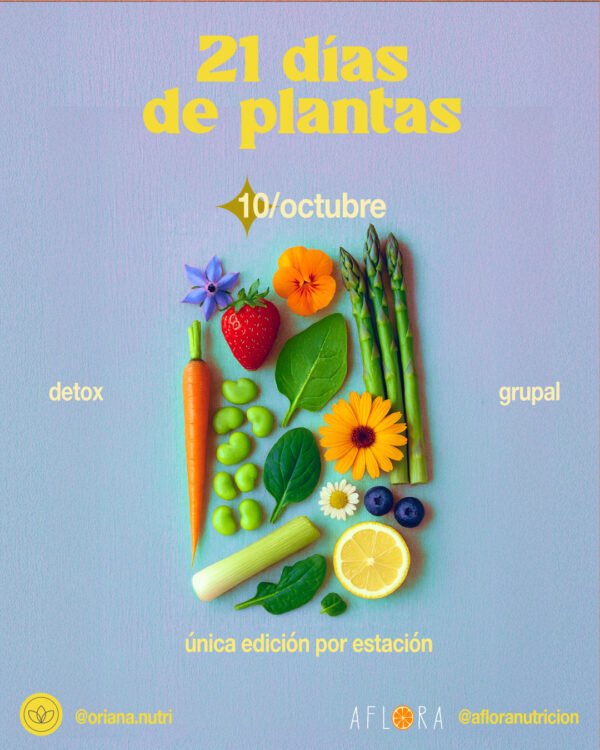 21 DÍAS DE PLANTAS - Detox Grupal