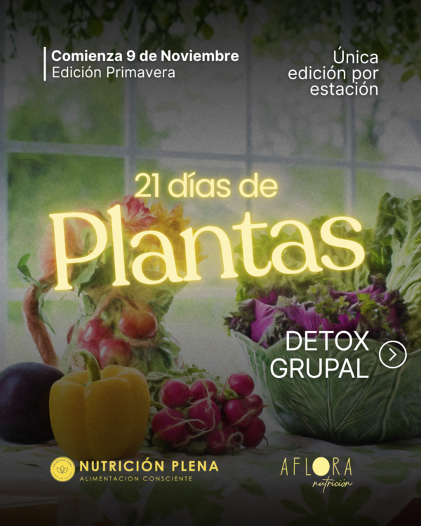 21 DÍAS DE PLANTAS - Detox Grupal